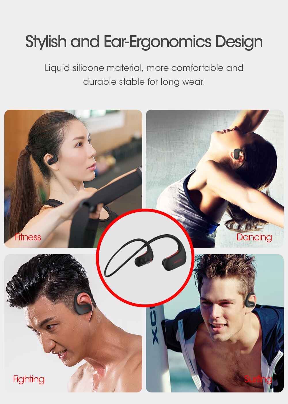 L05 Wireless Bluetooth Bass IPX7 Waterproof Earphone