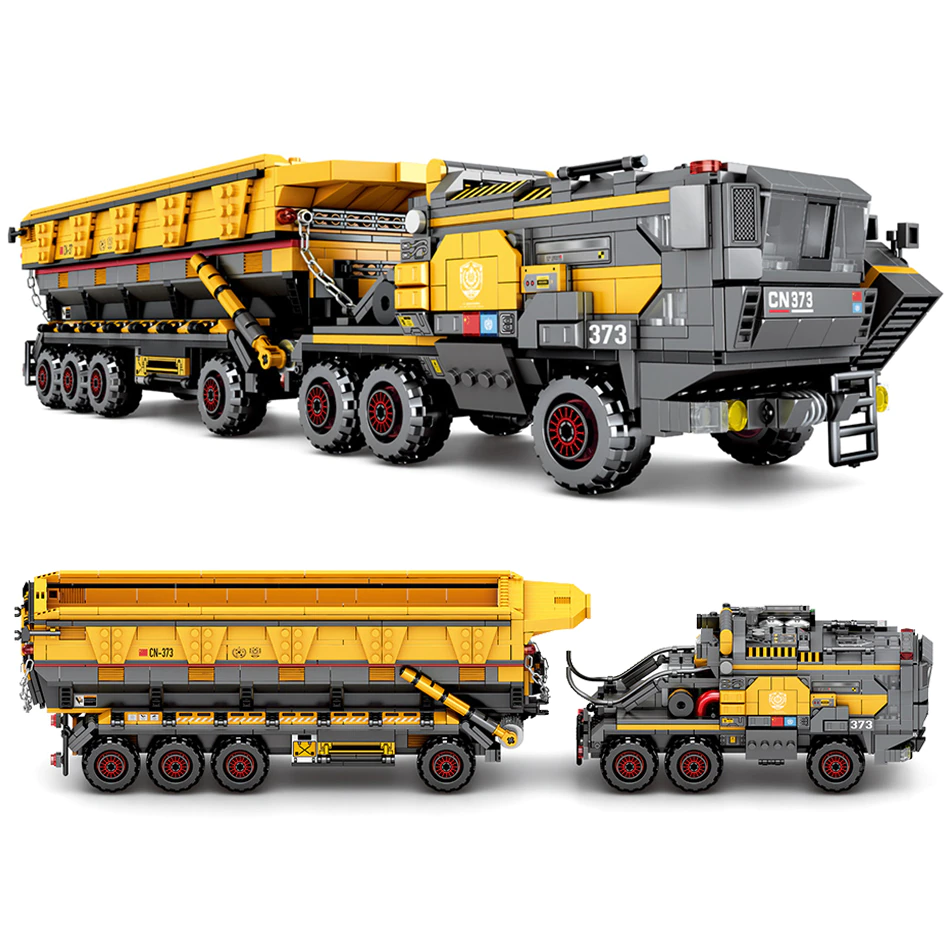 Military Personnel and Bucket Carrier Model Building Blocks