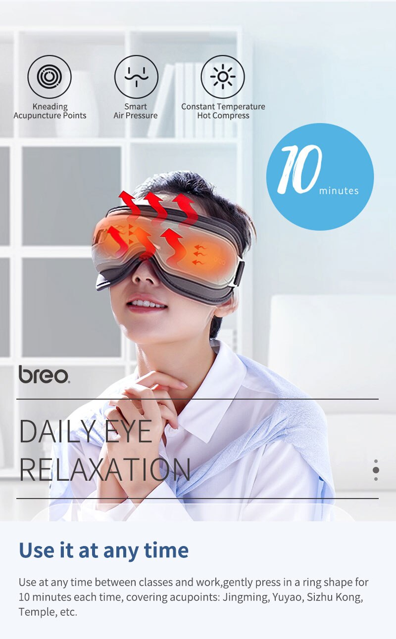Hot Air Compression Electric Eye Massager