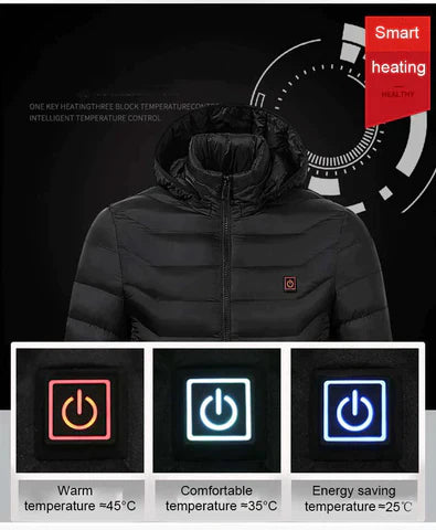 Winter Warm USB Heating Jacket With Smart Thermostat