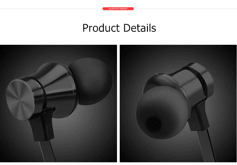 Magnetic Wireless Bluetooth In-Ear Earphones