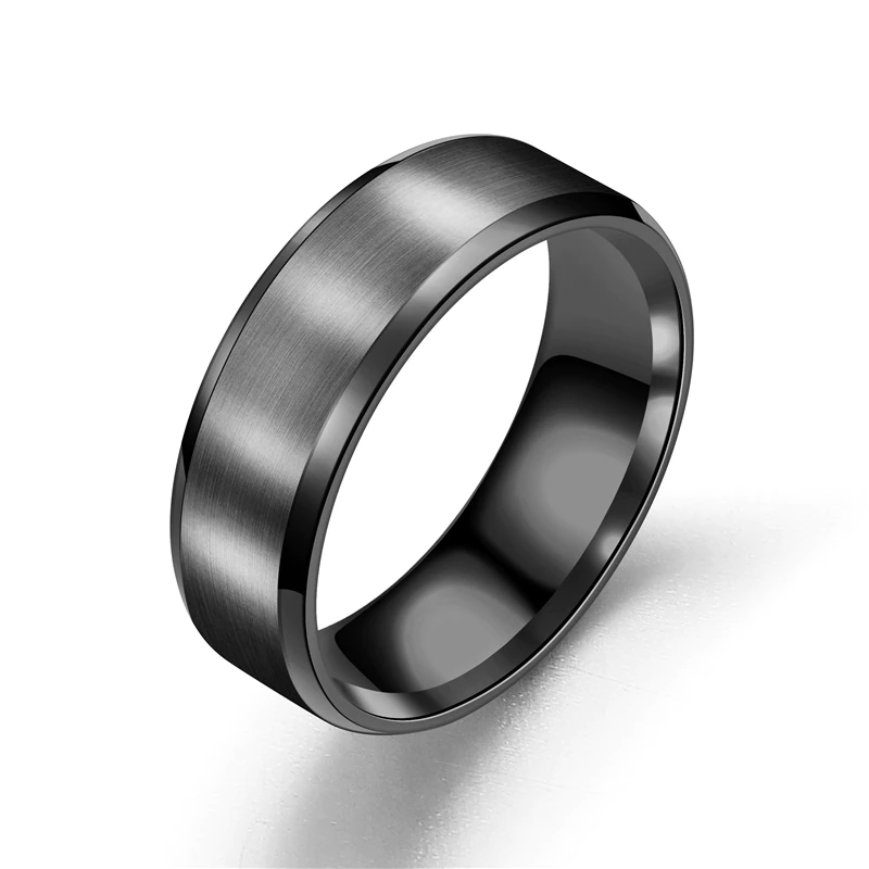 Stainless Steel Classic Ring For Men