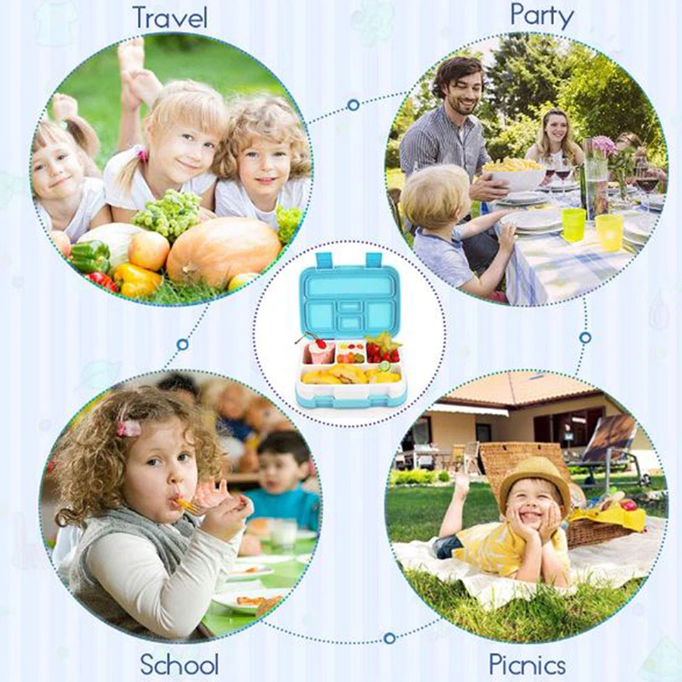 Microwavable Leakproof Food Container Lunch Bento Box