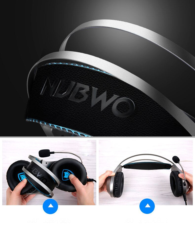 Gamer Headphones Mobile Phone PS4 Xbox PC with Mic