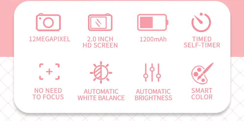Portable Kids Mini Camera Full HD 1080P