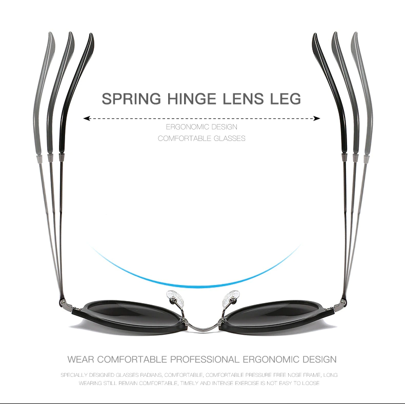 High-Quality Unisex Designer Polarized Sun Glasses