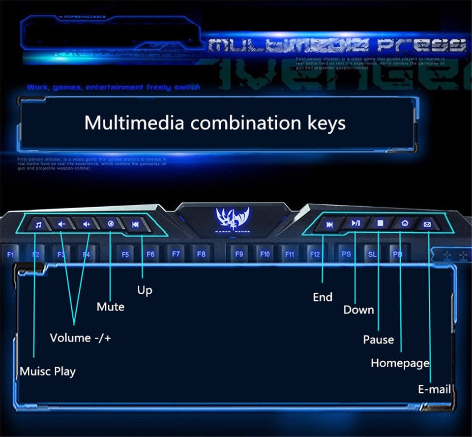 Flame Gaming Mechanical Keyboard