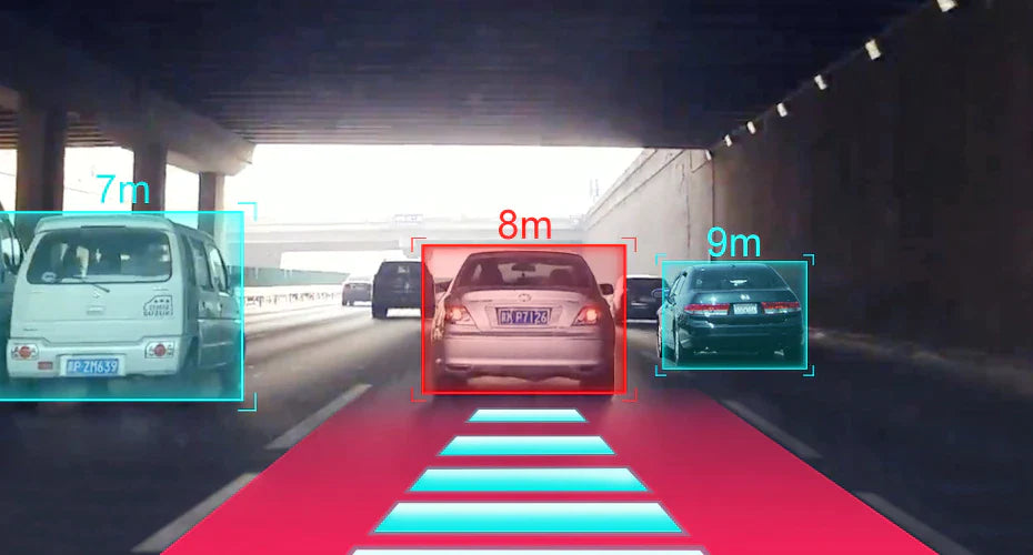Multimedia Player with ADAS Dvr FHD 1080P Car Dash Camera