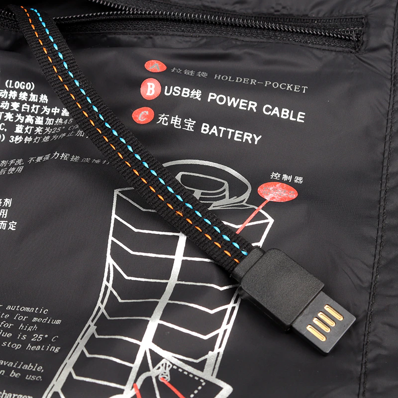Winter Warm USB Heating Jacket With Smart Thermostat