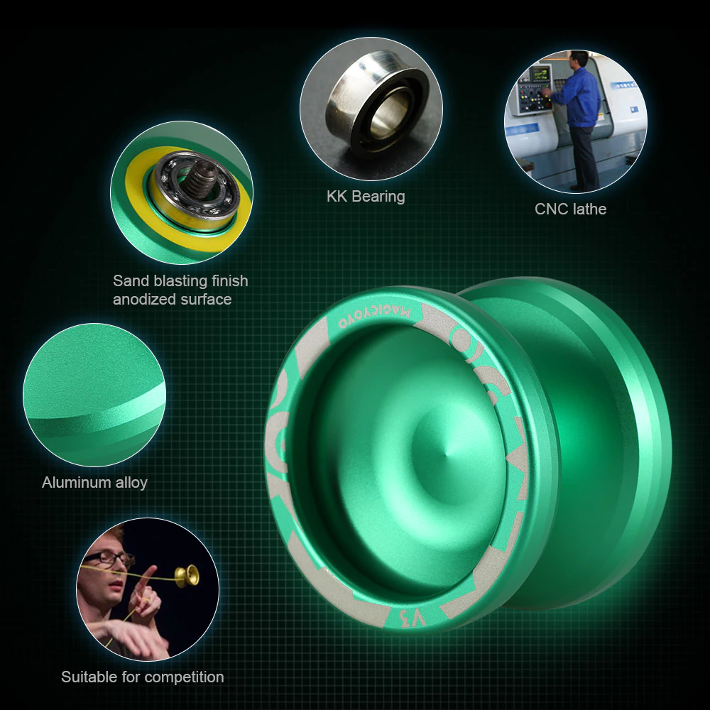 Professional Responsive Aluminum Alloy Magic YOYO V3
