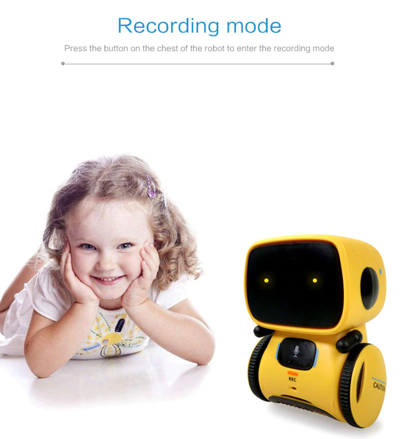 Interactive Voice Command Touch Control Smart Robot