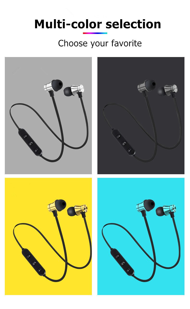 Magnetic Wireless Bluetooth In-Ear Earphones