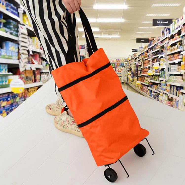 New Portable Foldable Shopping Bag with Wheels