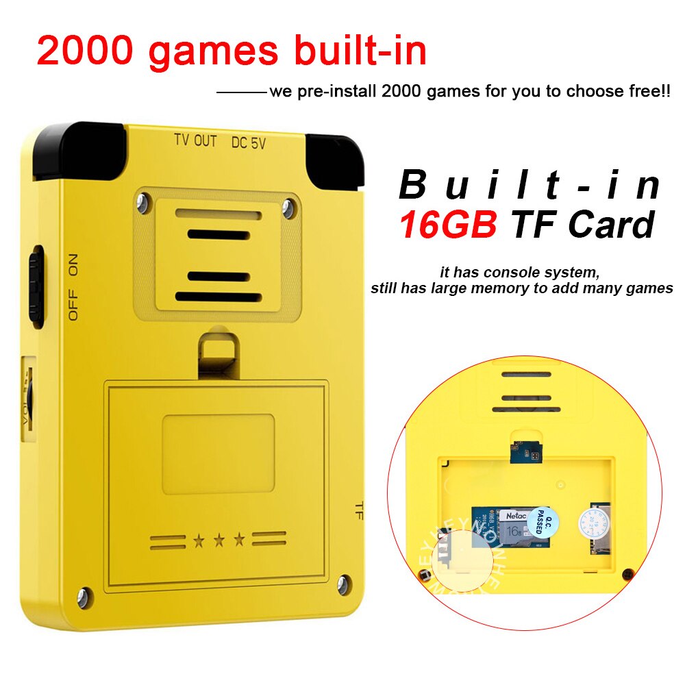Handheld Game Console Cool Features Linux System 16GB - Retro