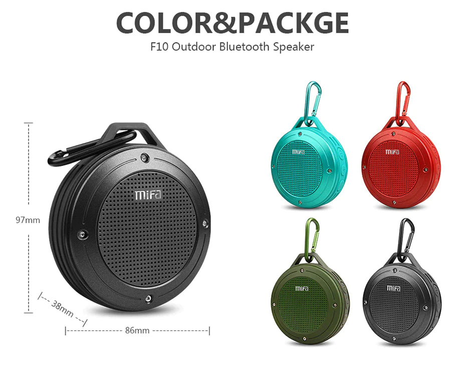 MIFA F10 Waterproof Wireless Bluetooth Portable Speaker