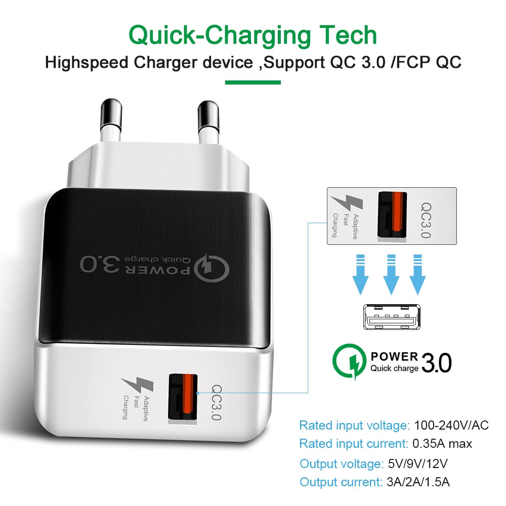3 in 1 Fast Wireless Charger Dock & Holder Stand Docking Station for iPhone and Samsung