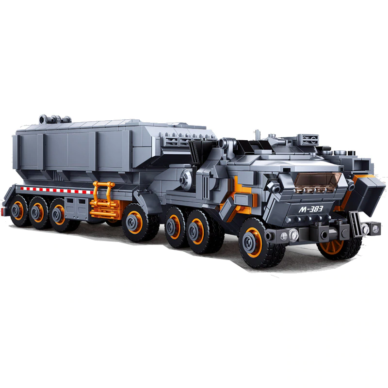 Military Truck Model Building Blocks