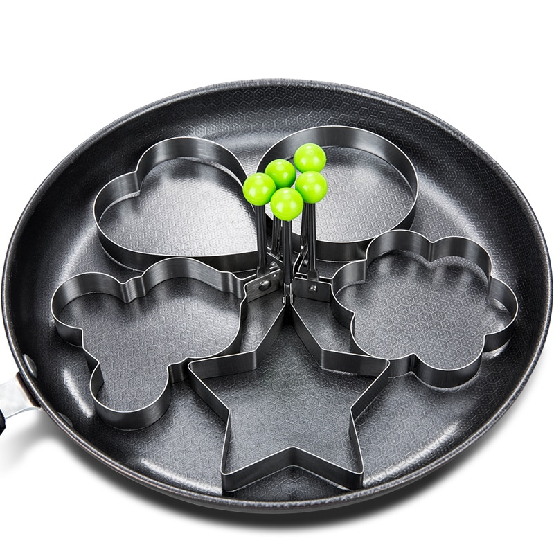 5 pcs Stainless Steel Fried Egg Shaper