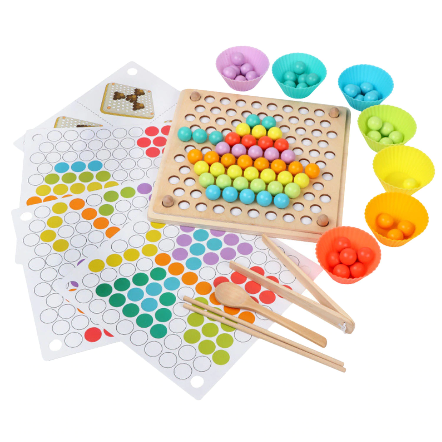 Kids Wooden Training Board for Early Child Development