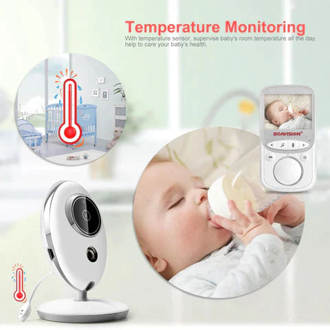 Wireless LCD Audio Video Music Intercom IR Baby Monitor