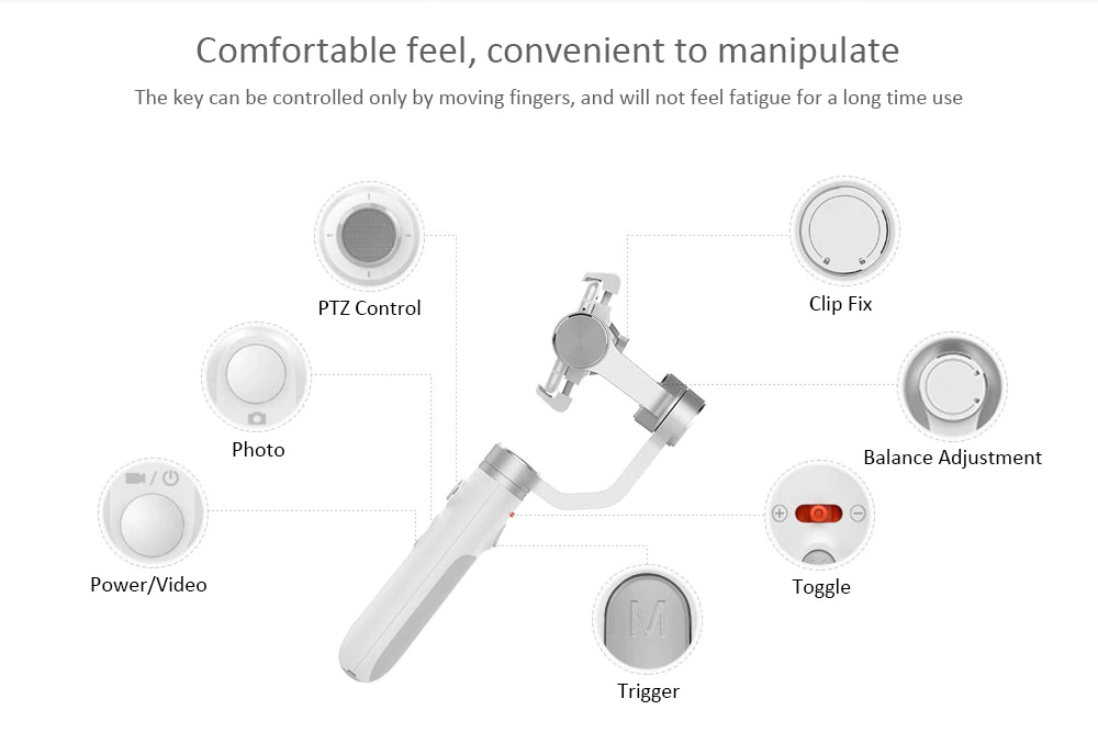 3-Axis Handheld Gimbal Stabilizer