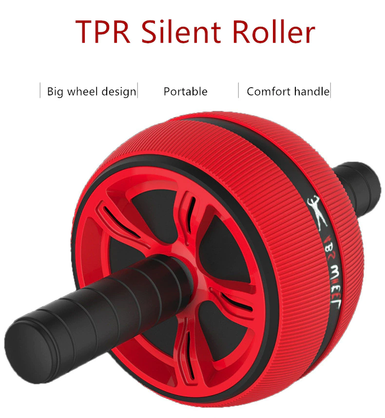 Abdominal Roller Exercise Wheel Muscle Trainer for Fitness Abs Core Workout Abdominal Muscles Training Home Gym Fitness Equipment