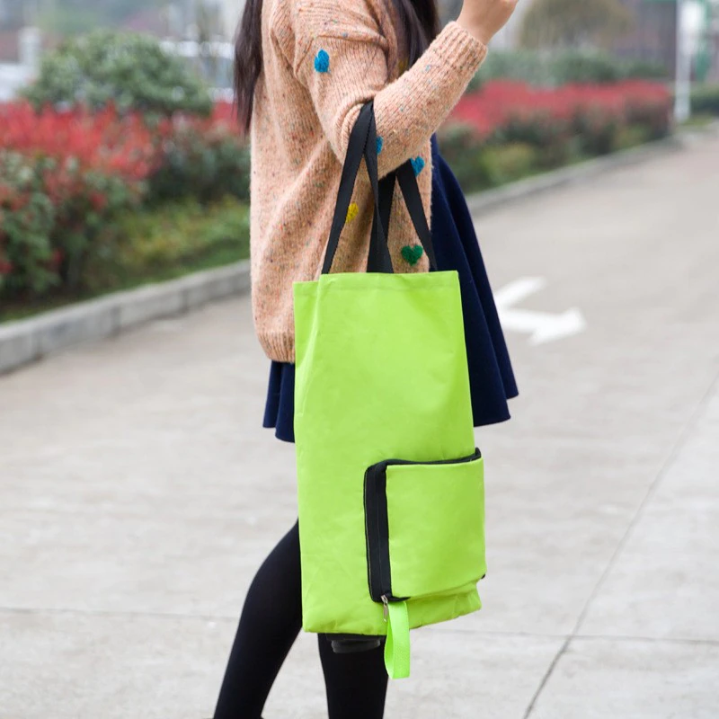 New Portable Foldable Shopping Bag with Wheels