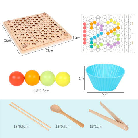 Kids Wooden Training Board for Early Child Development