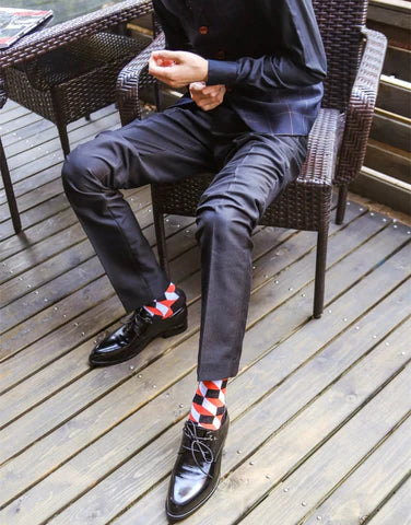 Premium-Quality Men’s Funky Pattern Socks