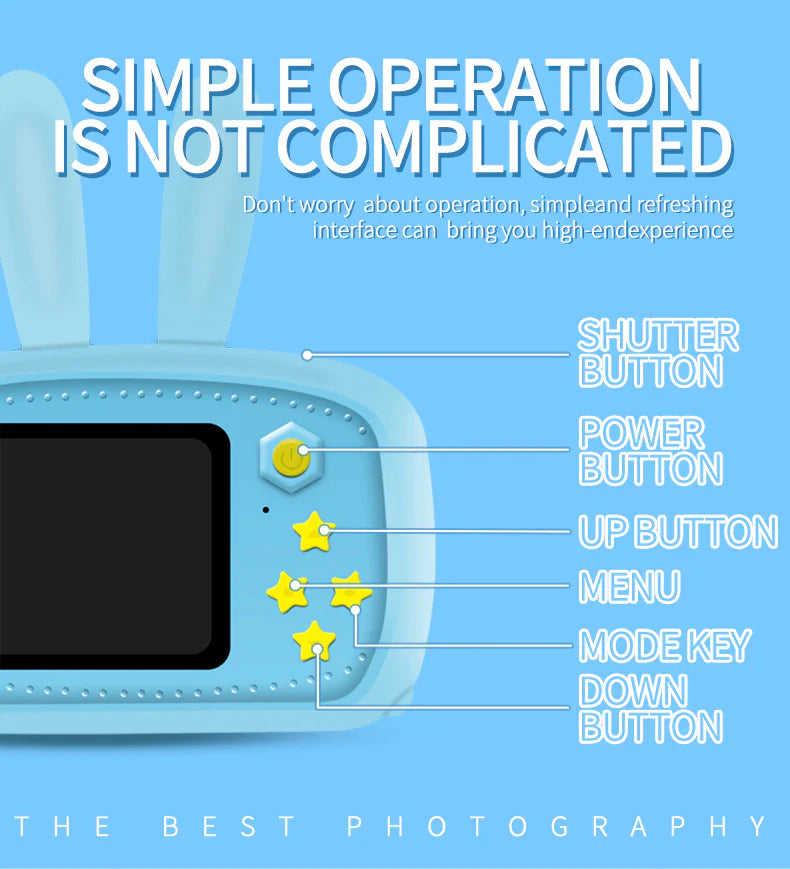 Portable Kids Mini Camera Full HD 1080P