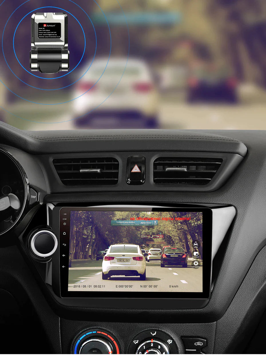 Multimedia Player with ADAS Dvr FHD 1080P Car Dash Camera