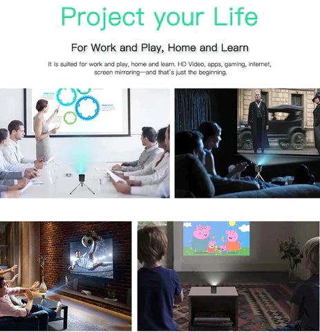 Full HD Home Theater Mini Portable Projector