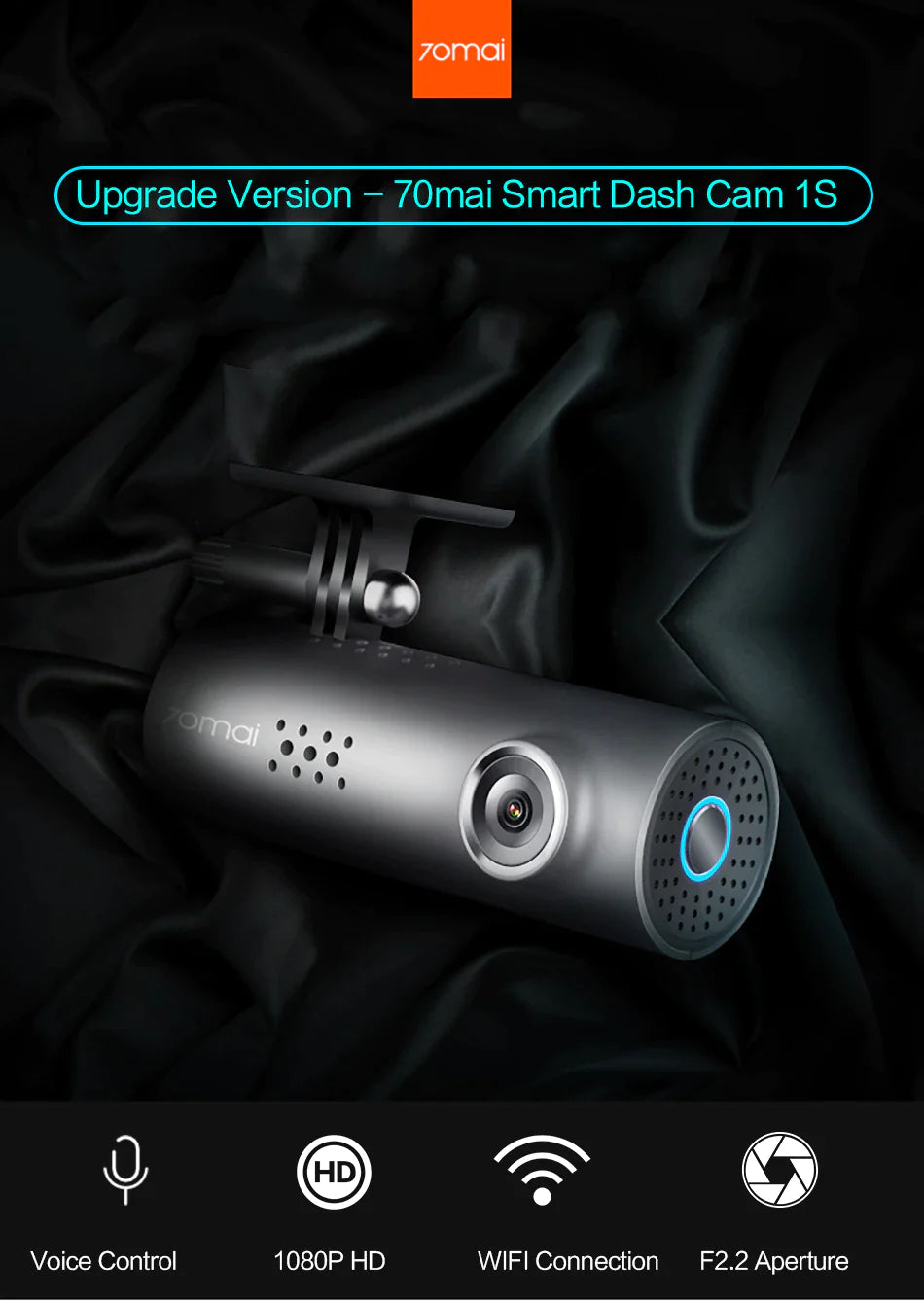 Car Dash Camera Recorder with Wifi 1080P HD Night Vision