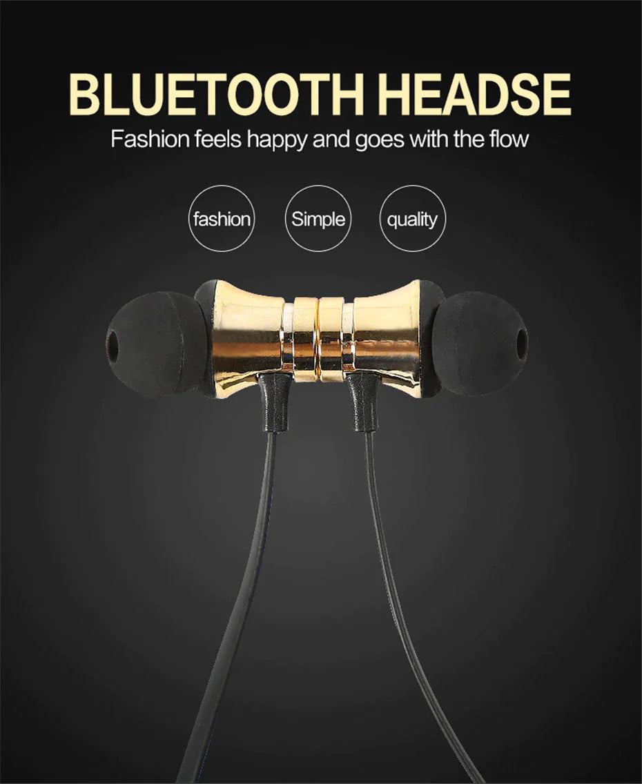 Magnetic Wireless Bluetooth In-Ear Earphones