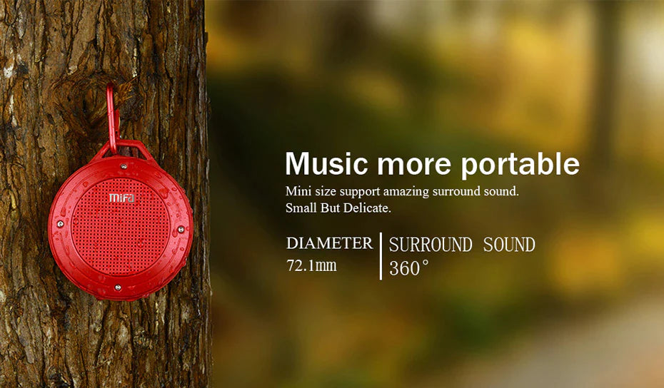 MIFA F10 Waterproof Wireless Bluetooth Portable Speaker