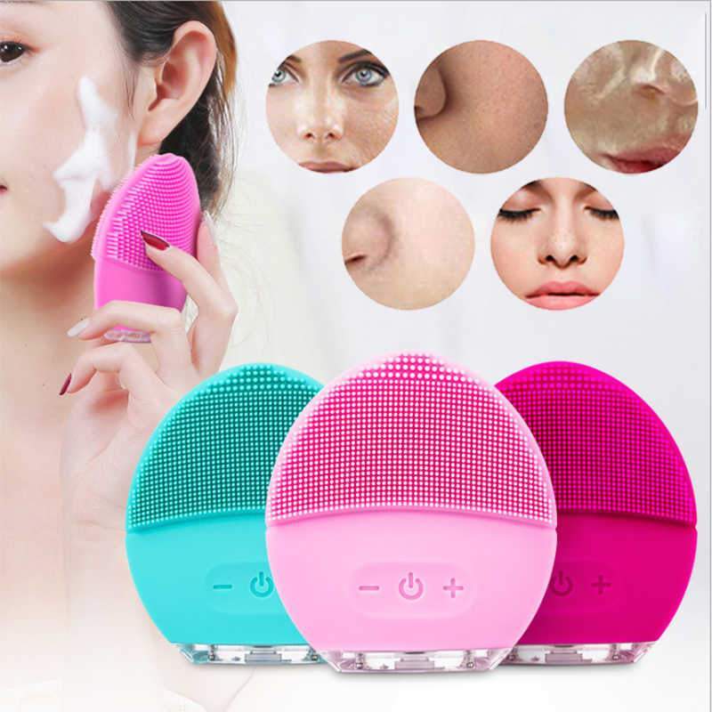 Acne Removal Electric Facial Cleansing Brush Skin Massager Facial Care USB Water Cycle Acne Nose Deep Cleaner Pimple Vacuum Suction Face Scrubber
