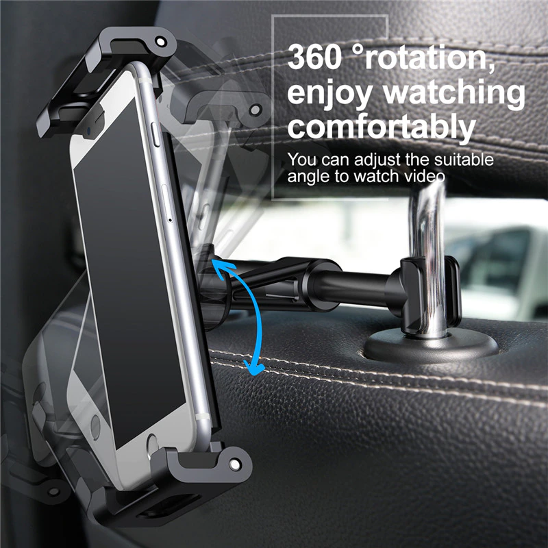 Universal Car Headrest Mount Tablet Holder