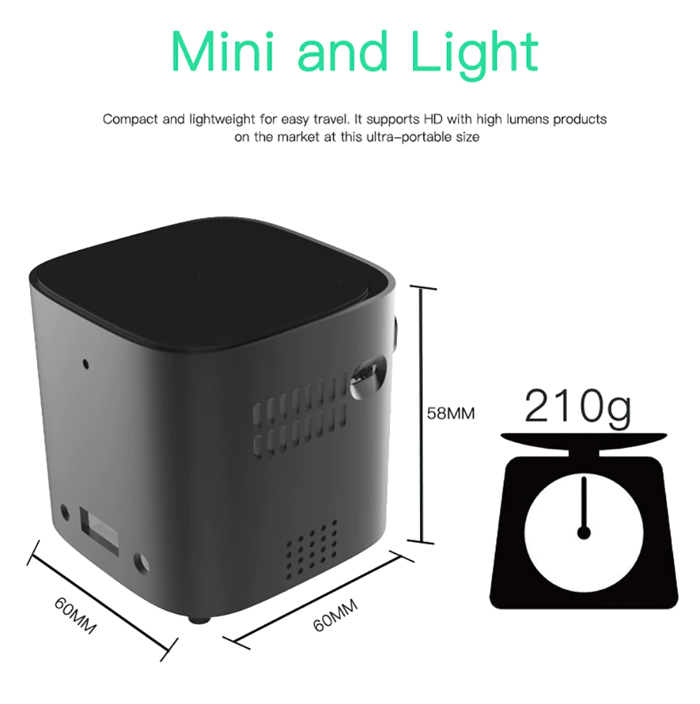 Full HD Home Theater Mini Portable Projector