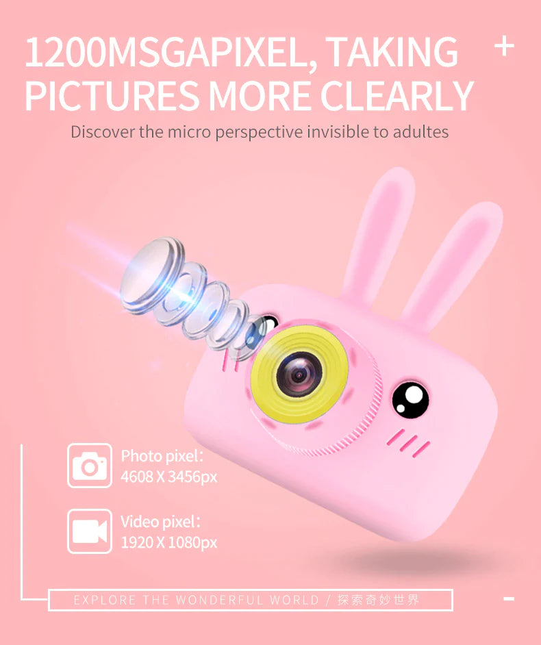 Portable Kids Mini Camera Full HD 1080P