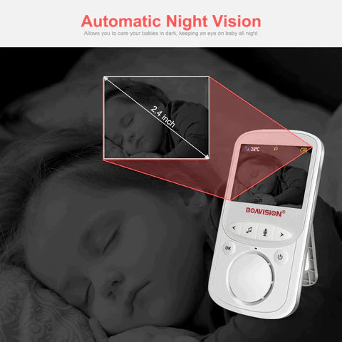 Wireless LCD Audio Video Music Intercom IR Baby Monitor