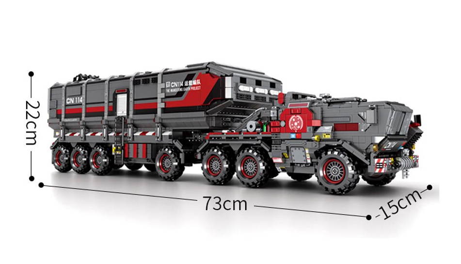 Military Troop Carrier Model Building Blocks