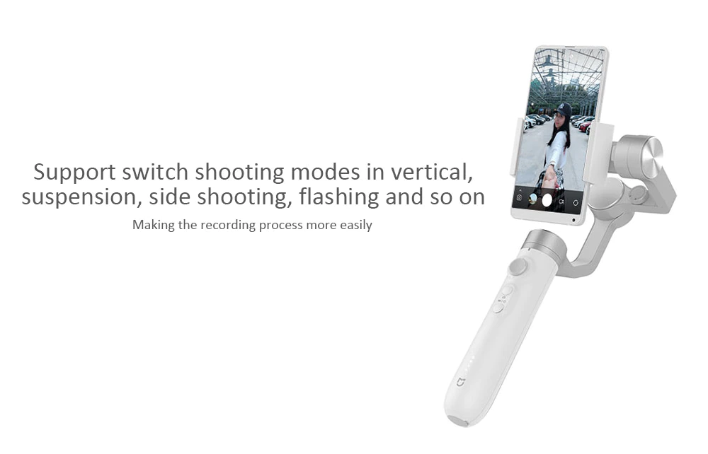 3-Axis Handheld Gimbal Stabilizer Wireless Bluetooth for Phone