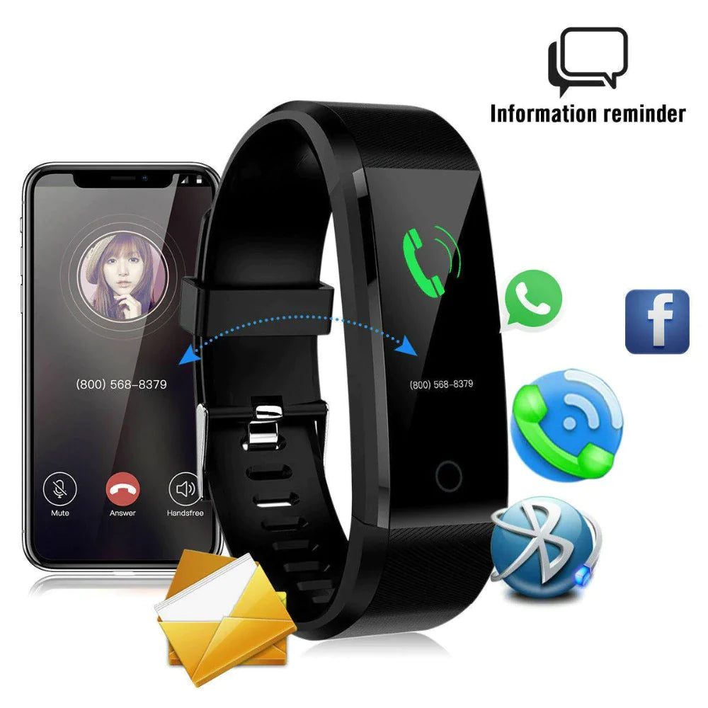 ID115 Plus Smart Watch Fitness Activity Tracker