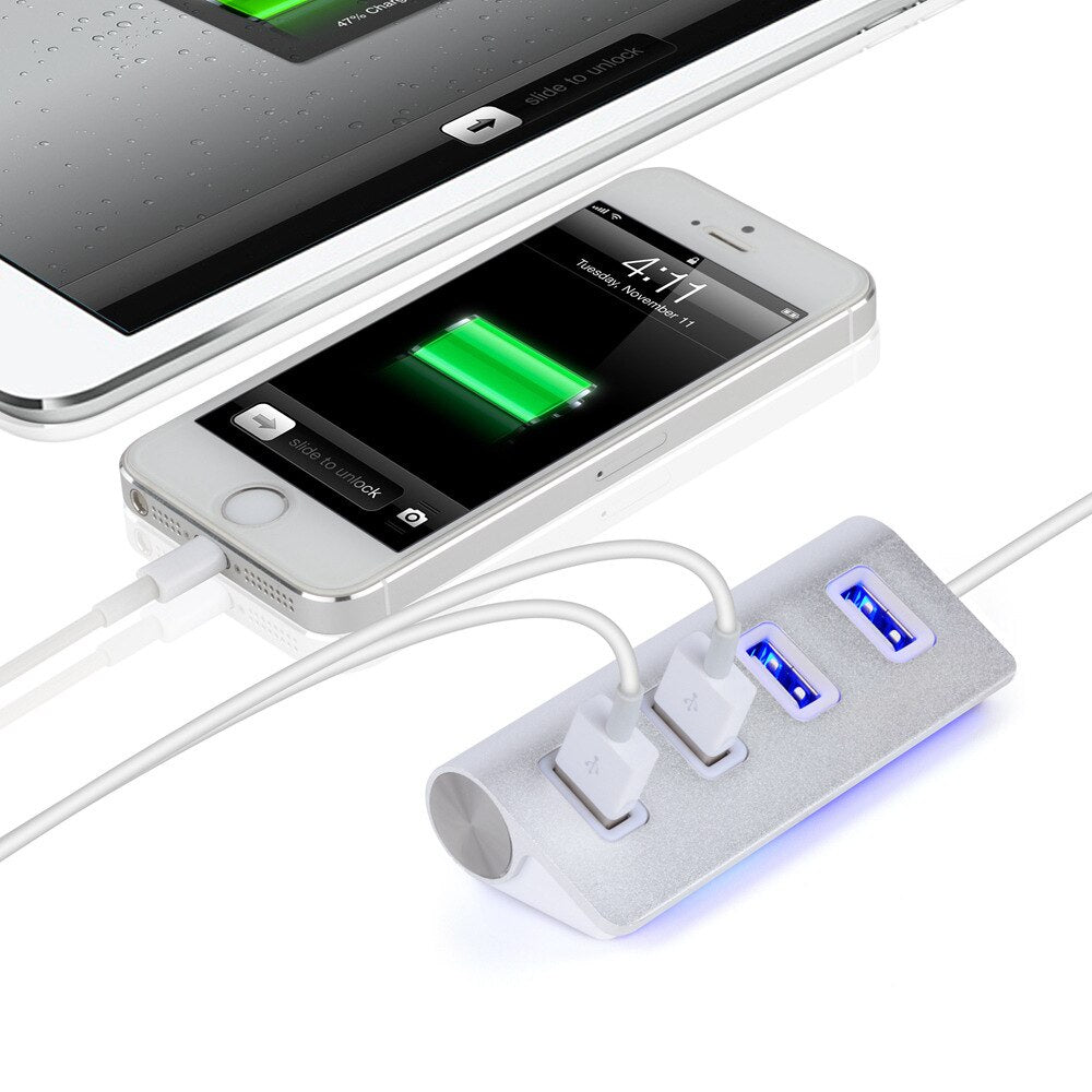 Premium Aluminum USB Port Hub