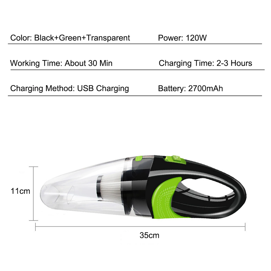 Wireless Mini Vacuum Cleaner