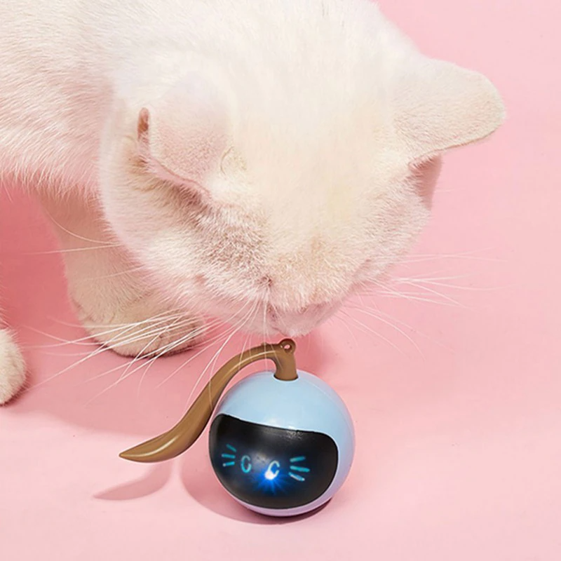 Smart Interactive Pet LED Self Rotating Ball
