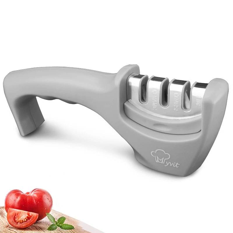 3 Stages Professional Knife Sharpener Manual Kitchen Knife Sharpening Tool For all Knives