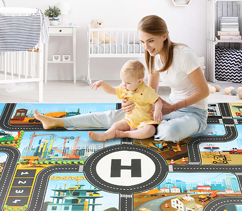 Kids Road Map Playing Mat