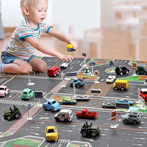 Kids Road Map Playing Mat
