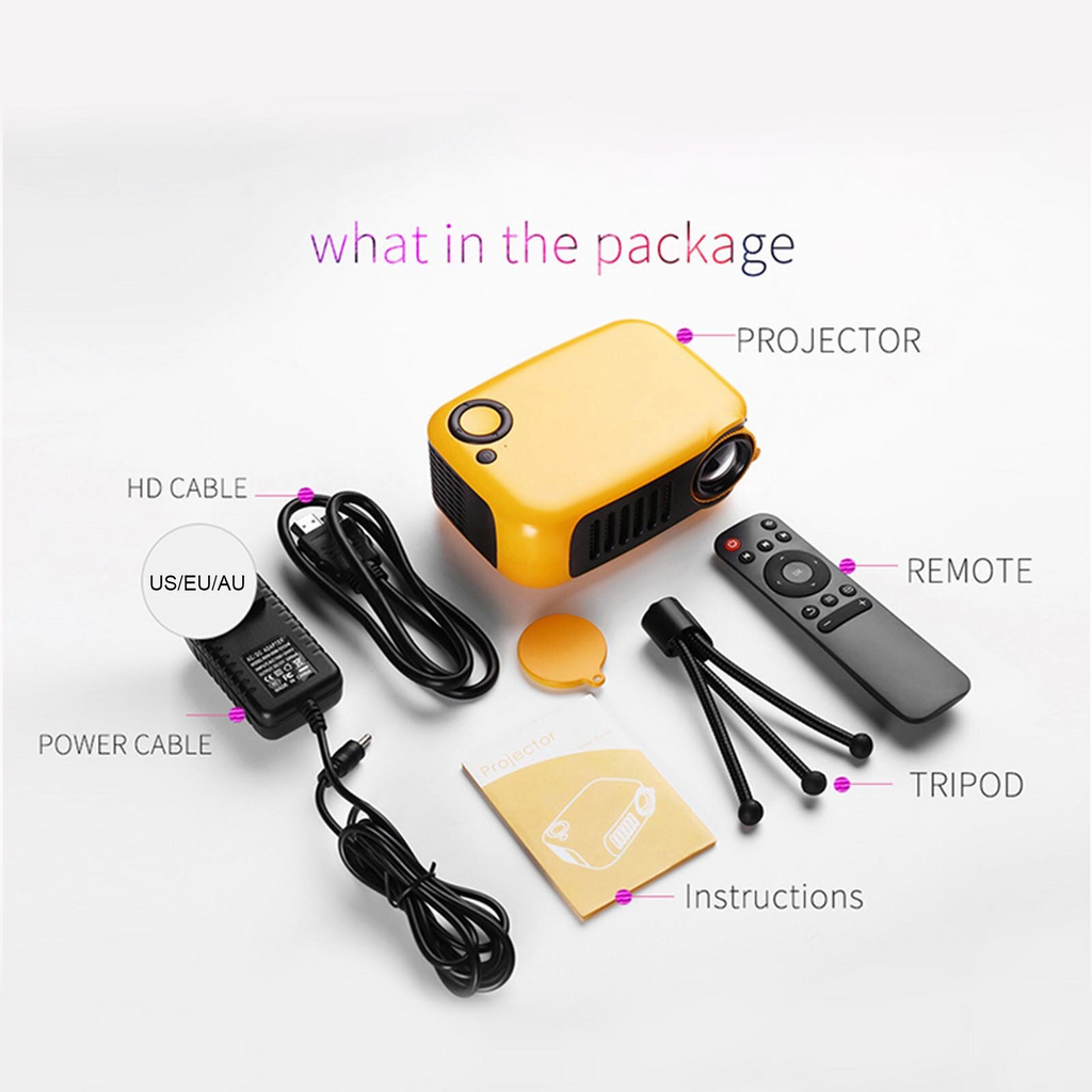 Mini Portable Home Theater Video Projector